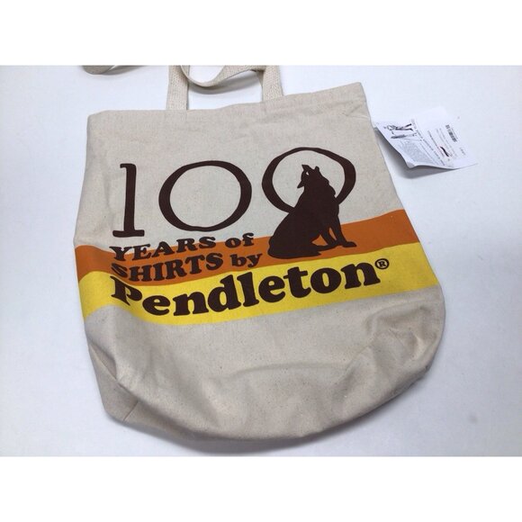 Pendleton Canvas Tote Bag NWT 100 Years Of Shirts - Picture 6 of 10